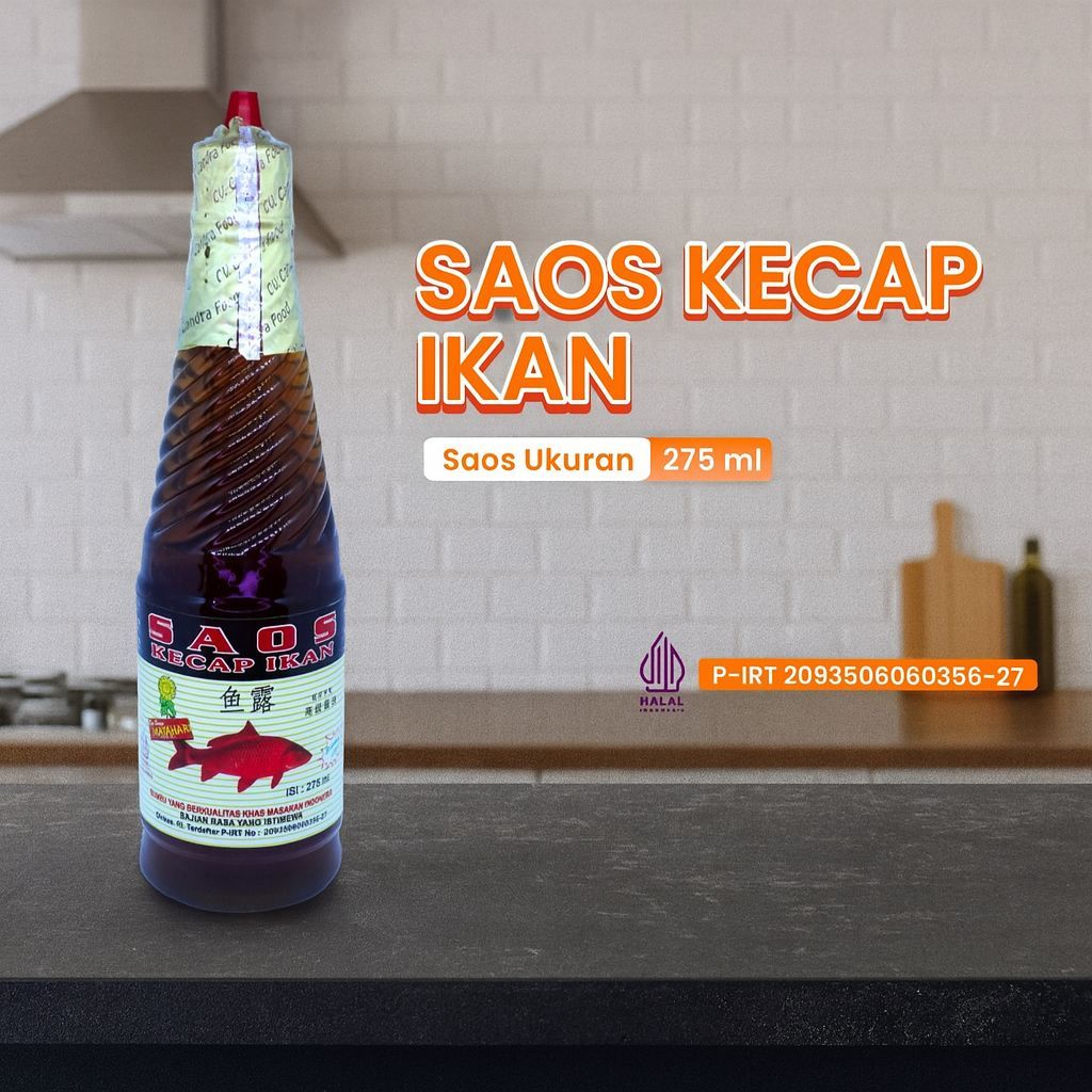 Kecap Ikan Raja Rasa Asli Premium Cap Bunga Matahari 275ML