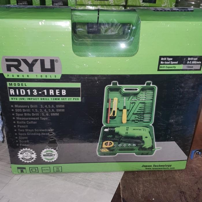 RYU Paket Mesin Bor Tembok Ryu Rid 13-1 Reb Mesin Bor Beton Tekiro