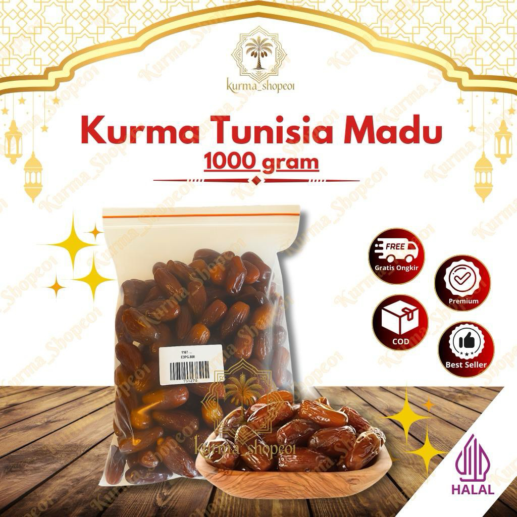 Kurma Tunisia madu 1kg / Kurma Tunisia Curah