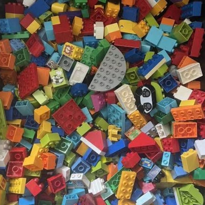 LEGO DUPLO curah random kiloan 1kg