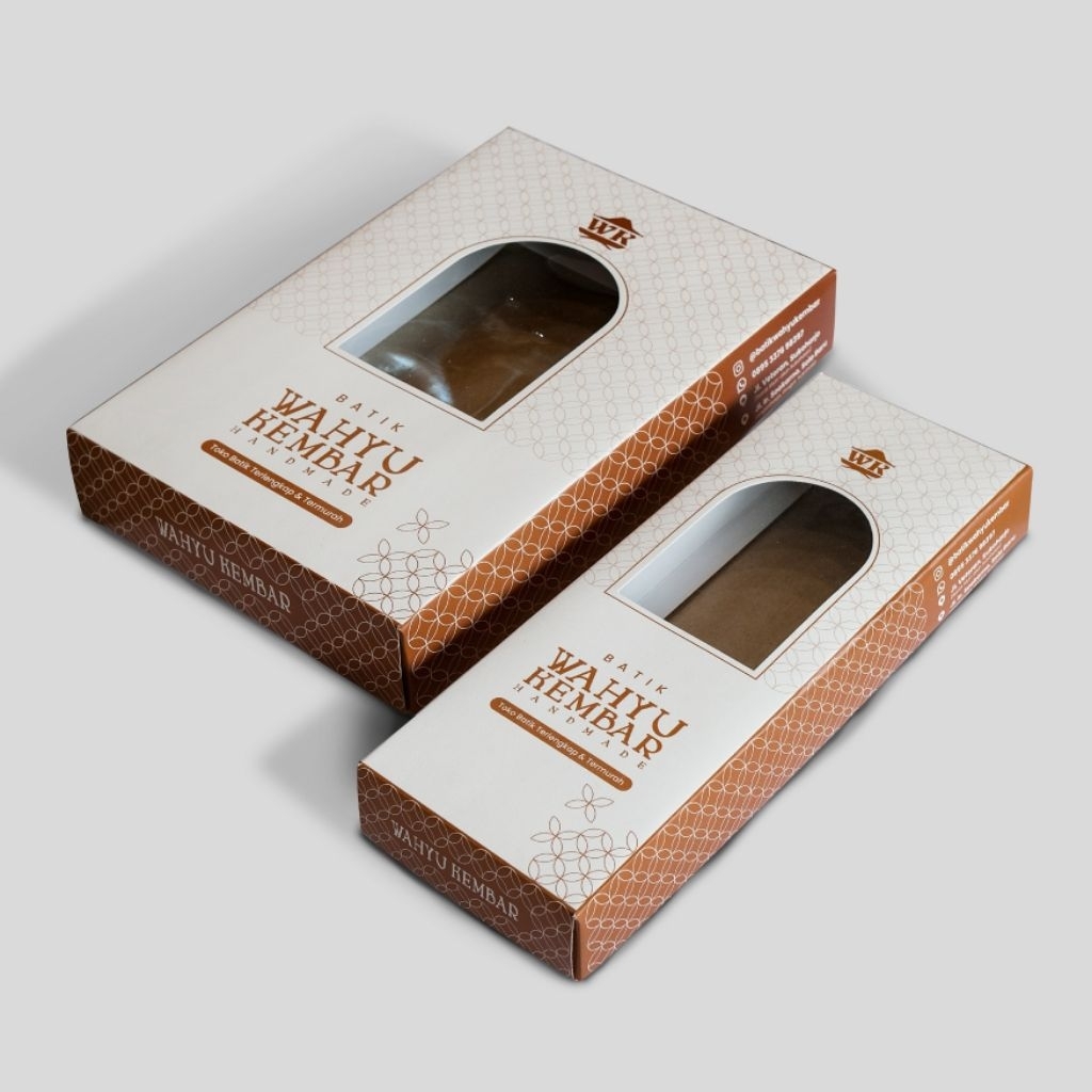 Box / kardus baju Batik Wahyu Kembar -Batik Wahyu Kembar