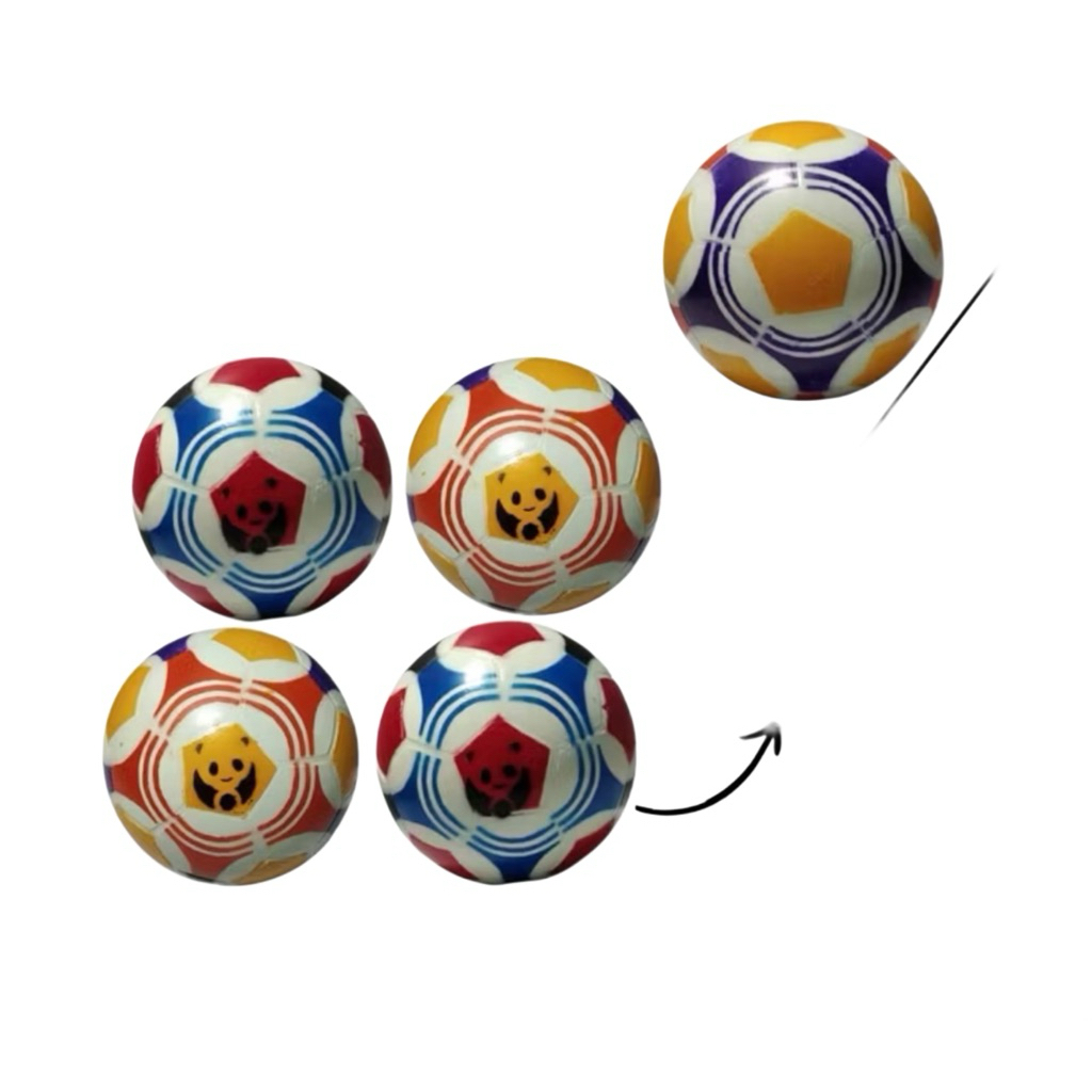 bola sepak plastik besar merek panda SNI asli tebal ukuran 20 cm