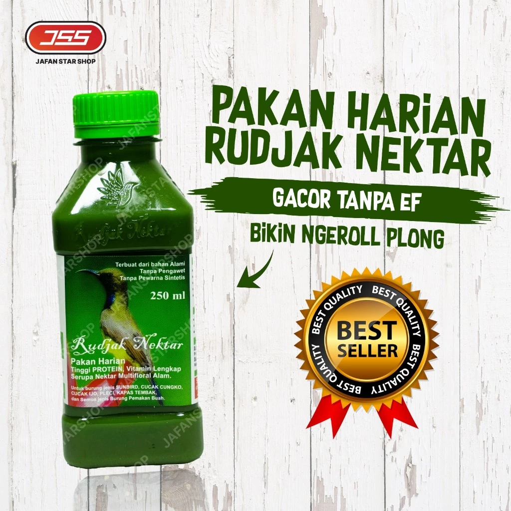 Rudjak nektar | rujak nektar 250ml nektar pakan harian kolibri ninja sogon