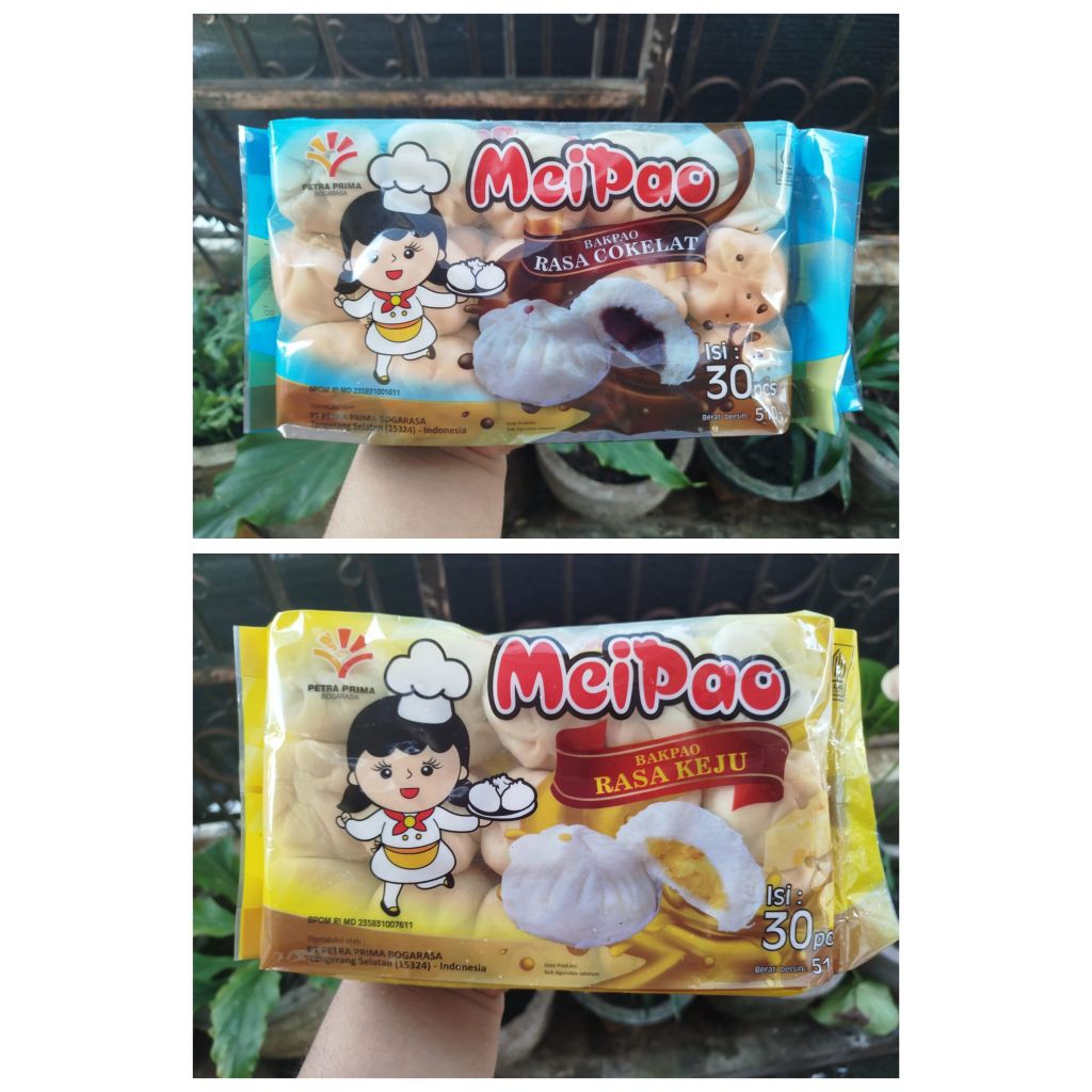 

Meipao Bakpao Mini Varian Rasa Kemasan 510gram