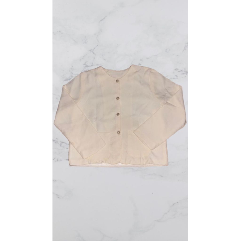 [ BISA NEGO ] PRELOVED BLAZER PUTIH WANITA