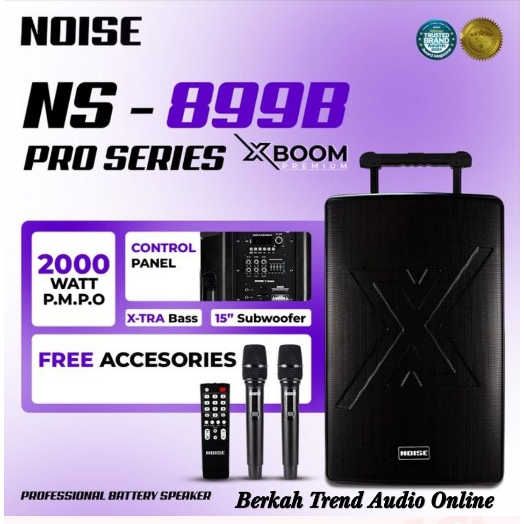 Speaker Aktif Portable Wirelles NOISE 899B Original