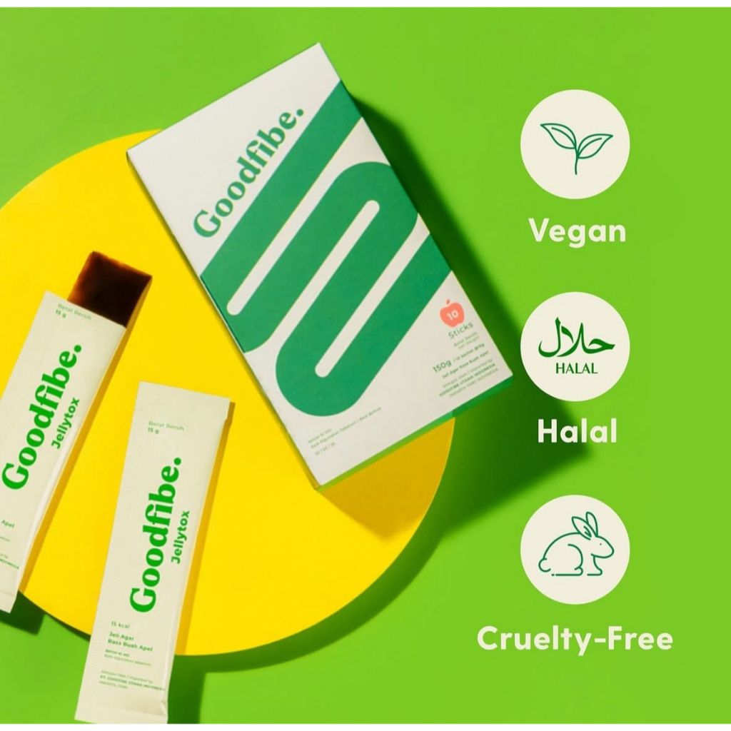 1 SACHET GOODFIBE JELLYTOX GOODFIBE JELLY DETOX PROBIOTIK BANTU DIET HALAL BPOM