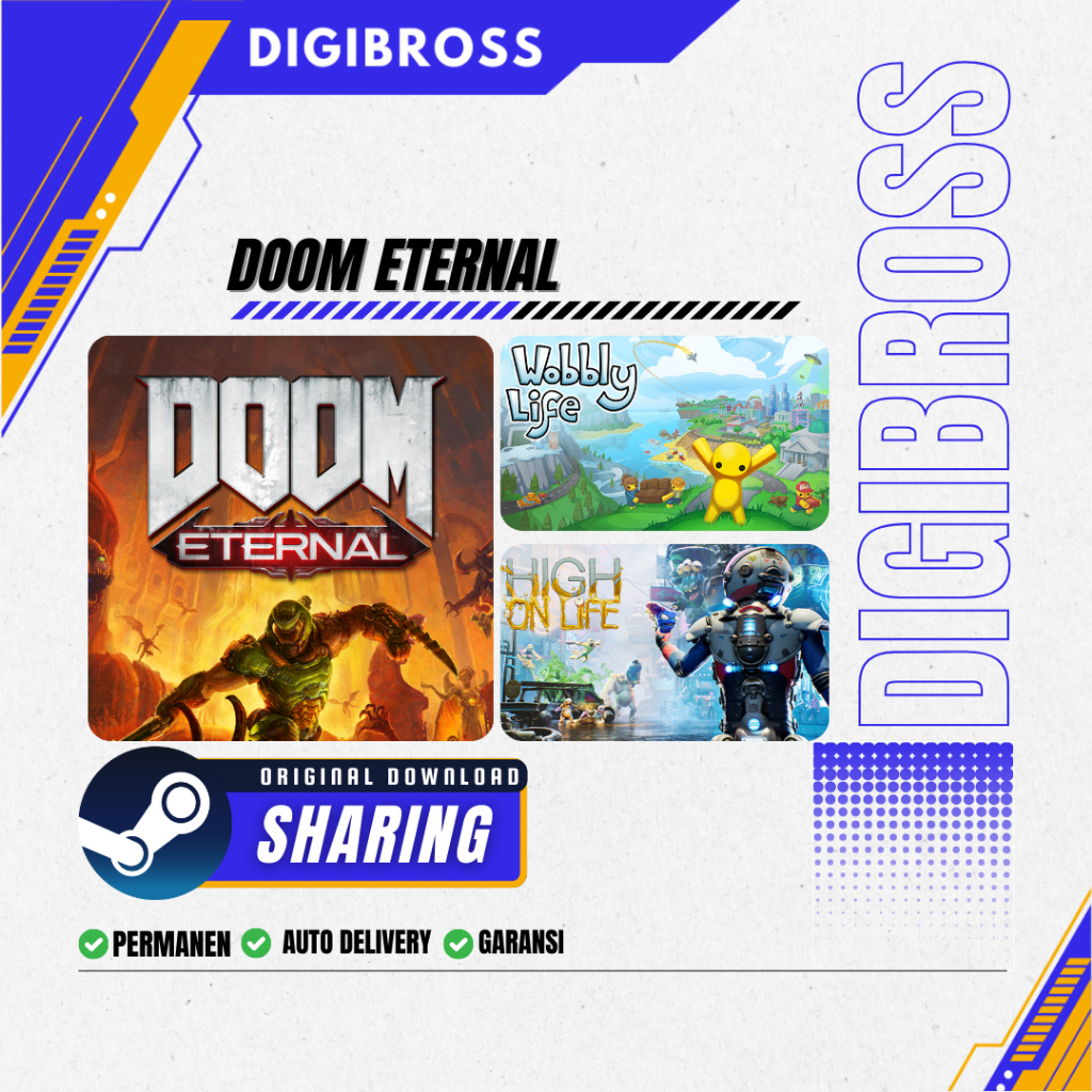 [BONUS STEAM KEY] DOOM Eternal - Sharing With High On Life, Wobbly Life / AUTO DELIVERY / STEAM / Ga