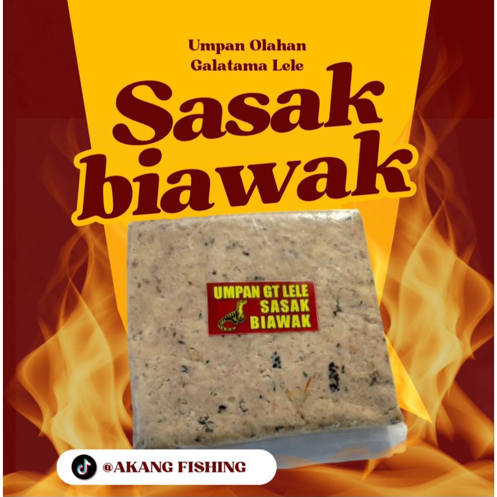 Sasak Biawak (Umpan Galatama Lele)