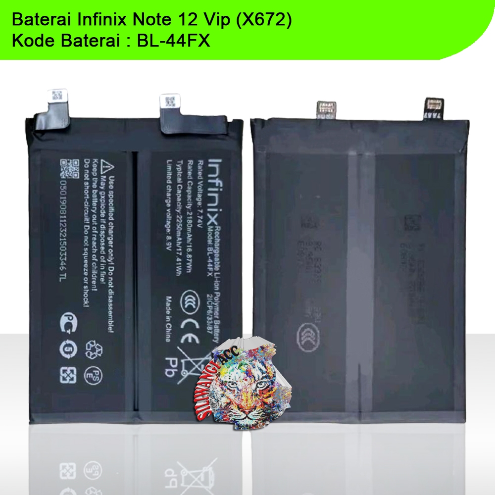 Baterai Infinix Note 12 Vip Original X672 BL44FX BL-44FX