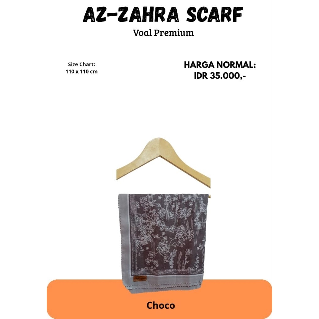 AZ-ZAHRA SCRAF||VOAL BELLEZA PREMIUM||AZ-ZAHRA