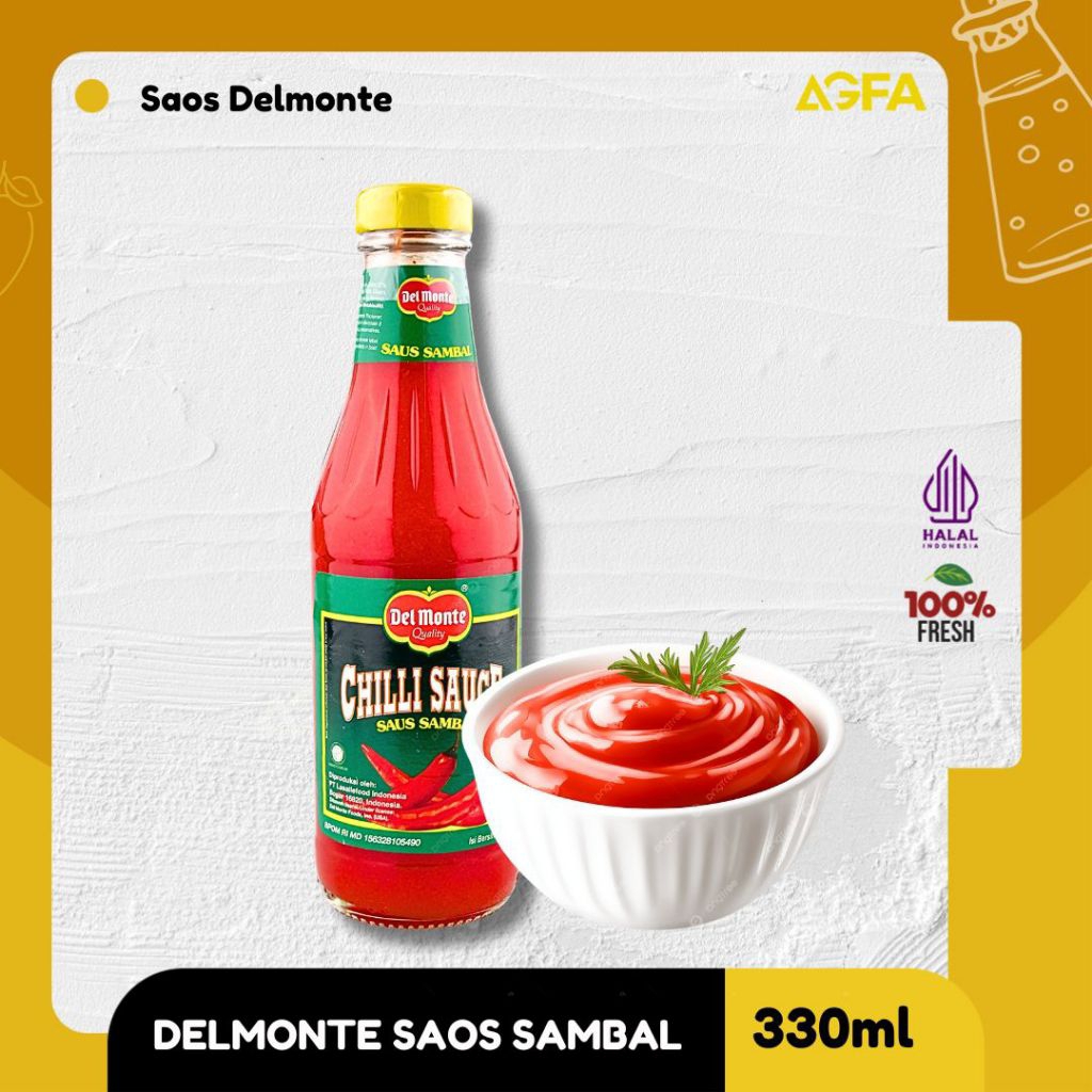 Saos Tomat / Saos Sambal / Saus Tomat / Delmonte Saos Tomat / Delmonte Extra Hot / Saos Sambal Delmo