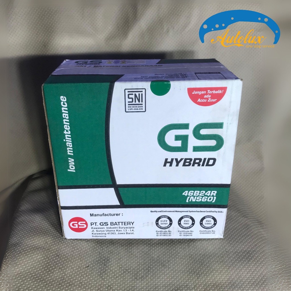 AKI GS NS60 HYBRID(46B24R)(45AH)