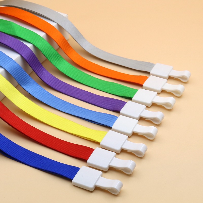 TALI ID CARD LANYARD PULLER NAME TAG 1.5 CM Gantungan Tali ID/CardTali Id card plastik/Tali Id card/