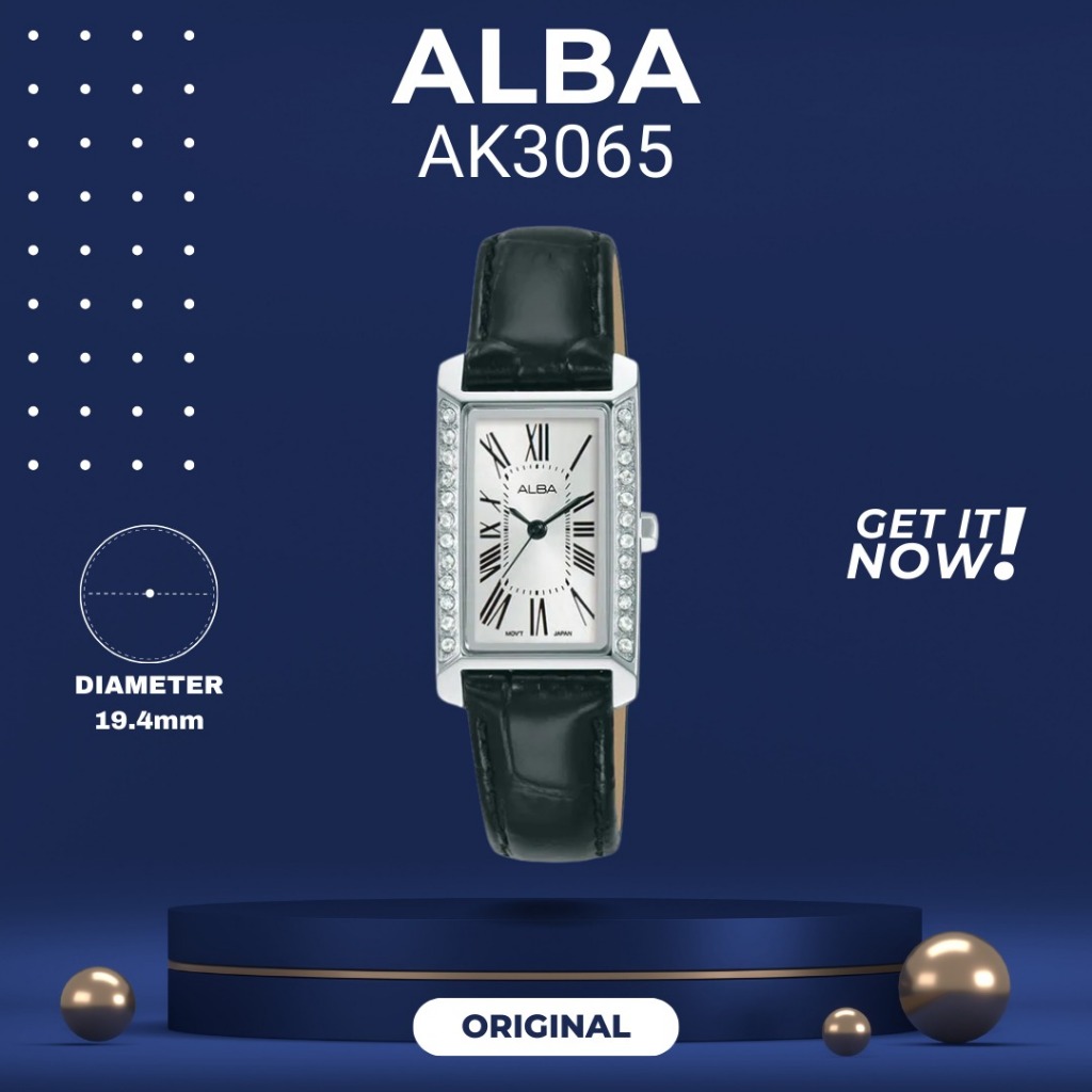 ALBA AK3065 ORIGINAL JAM TANGAN CEWEK ARLOJI CEWEK FASHION