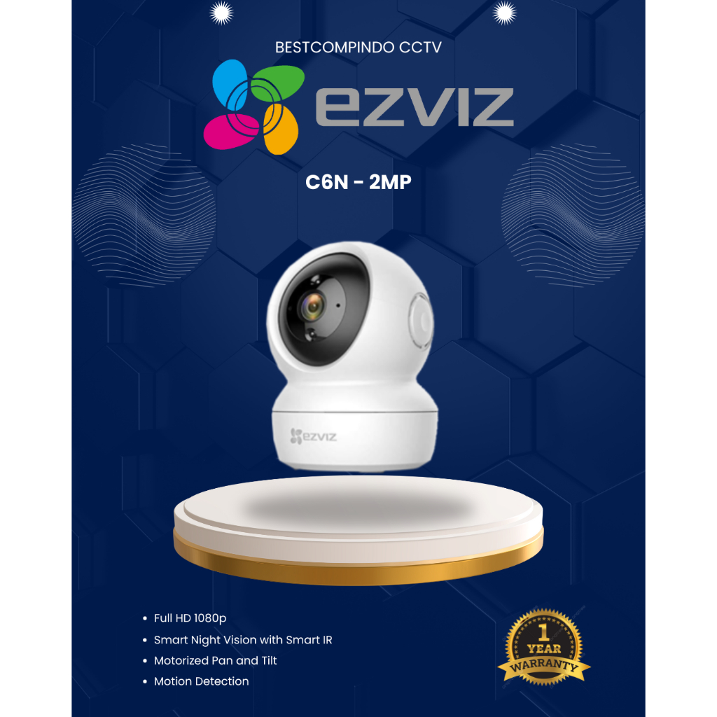 EZVIZ C6N WIRELESS IPCAM 1080P 2MP - C6N | KAMERA CCTV EZVIZ | EZVIZ BABY CAMERA