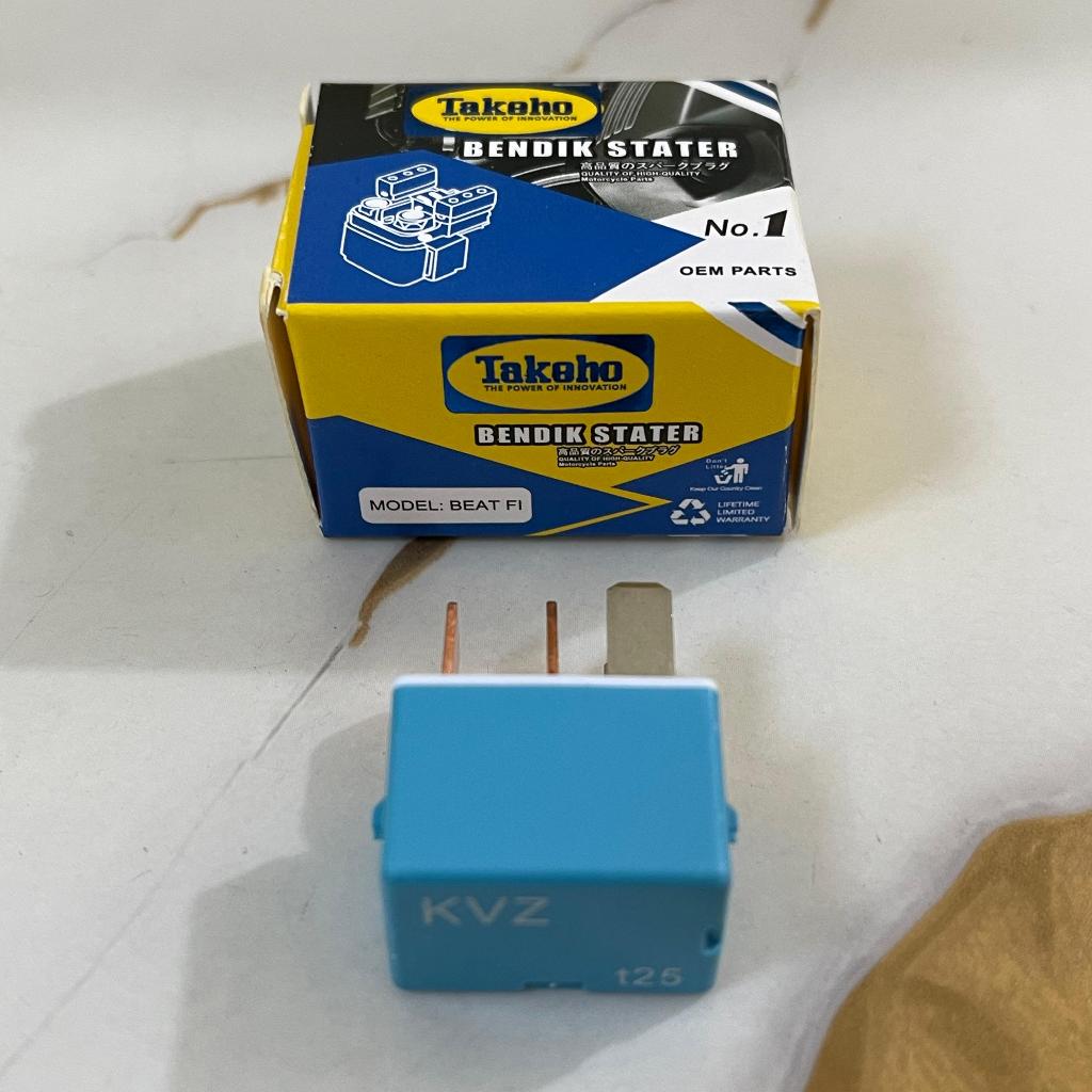 TAKEHO SWIT SWITCH STATER STARTER BENDIK STATER MOTOR RELAY BEAT FI/BEAT KAKI 4 BIRU
