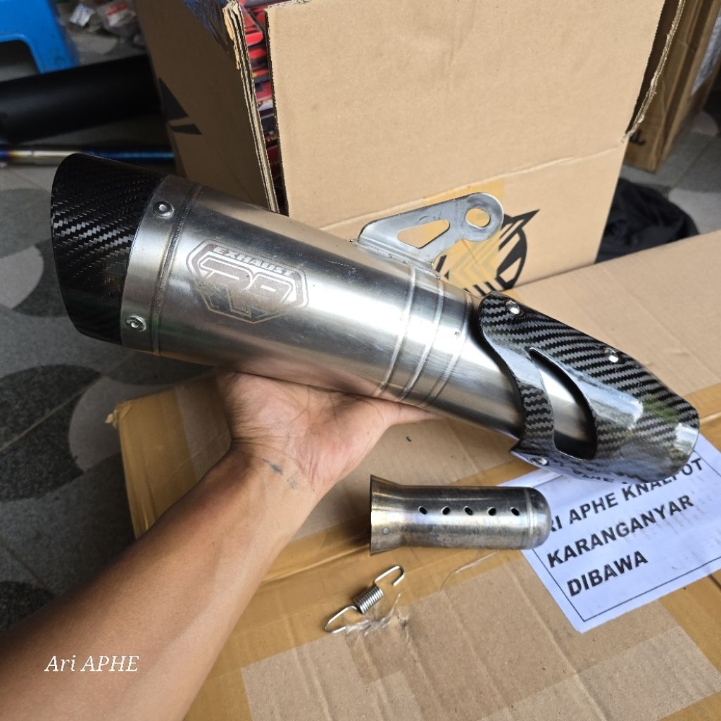 slincer silincer knalpot r9 h2 ss original