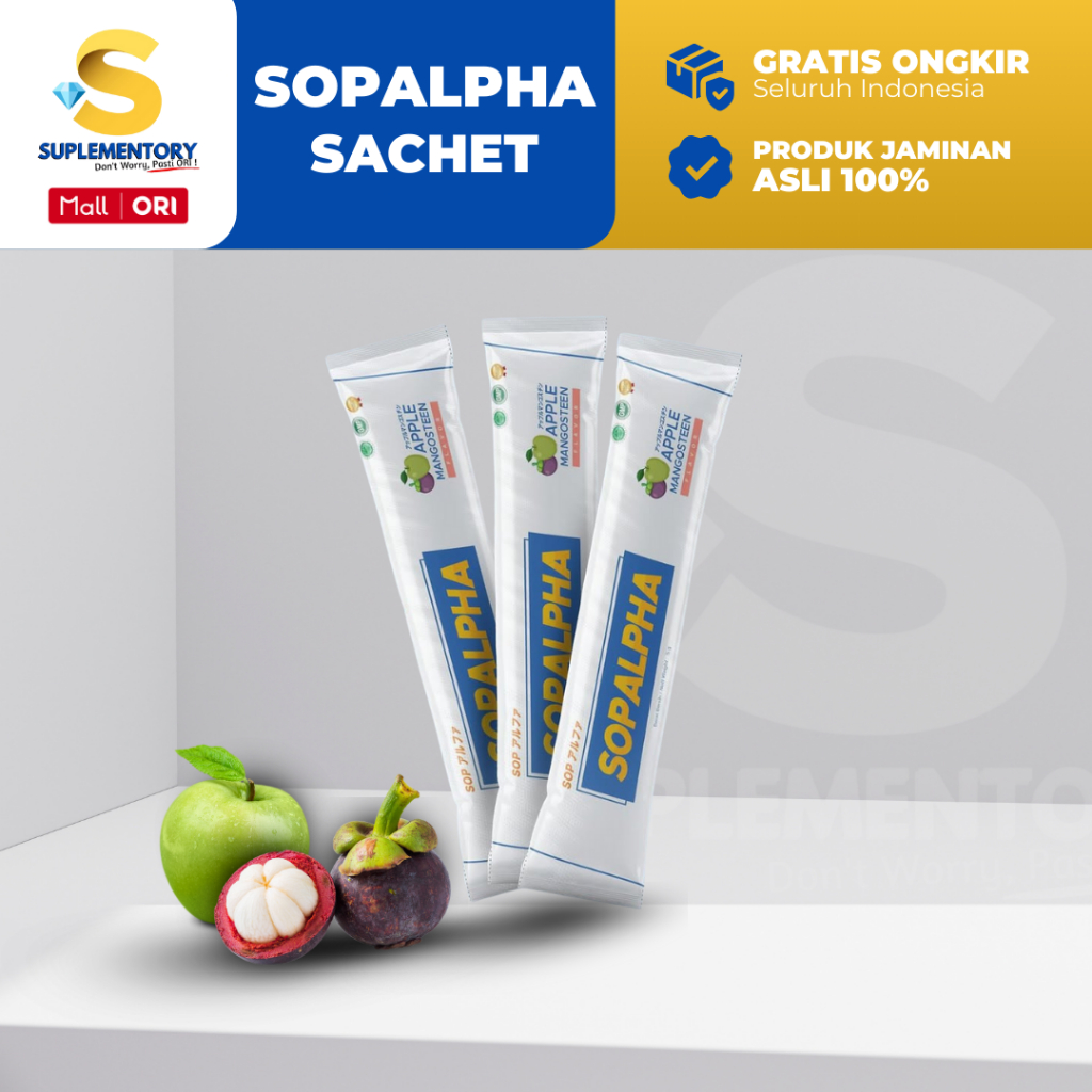 SOP Alpha Sopalpha Ecer Sachet Apple Stem Cell Alfa Alpa sopalpa sopalfa diabetes jantung kolesterol