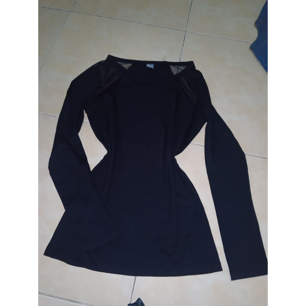 baju manset hitam