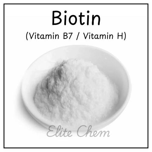 Biotin Powder (Vitamin B7 / Vitamin H) 10gr Pure - Bubuk D-Biotin Food Grade Bahan Campuran Beauty S