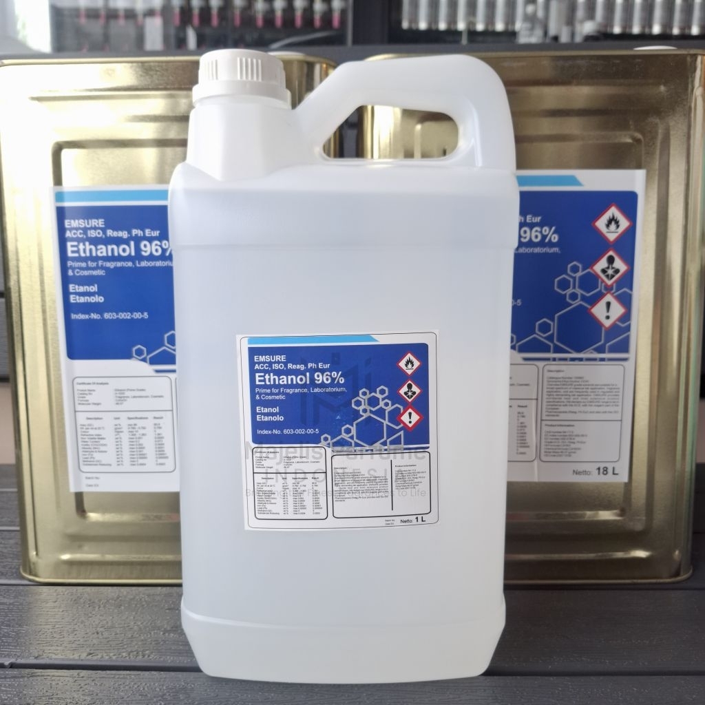 ETHANOL 96% PREMIUM PRIME FOR FRAGRANCE By EMSURE Segel 5 Liter