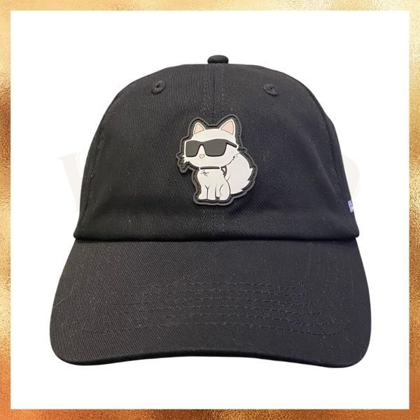 Topi Karl Lagerfeld Paris Black USA Released Dad Hat Original