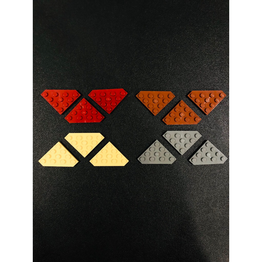 Lego Parts - 30503 - Wedge Plate 4 x 4 Cut Corner