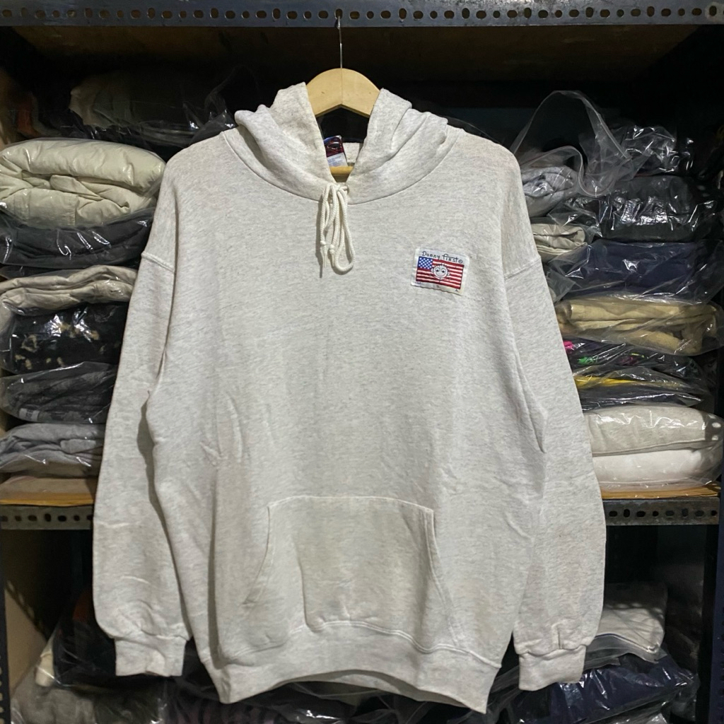 Vintage Danny First Ski Pro Hoodie Grey Size 70x57 Made in USA