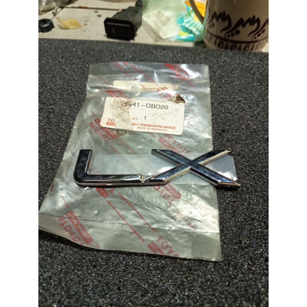 EMBLEM LOGO TULISAN LX DI BEGASI KIJANG KAPSUL ORIGINAL ASLI