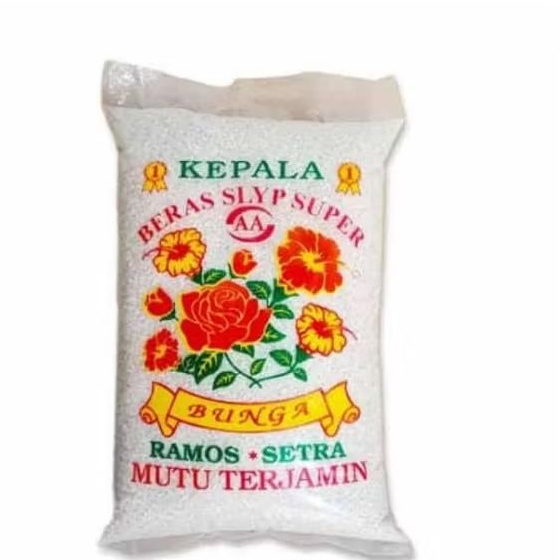 Beras 5 kg cap Bunga Bogor