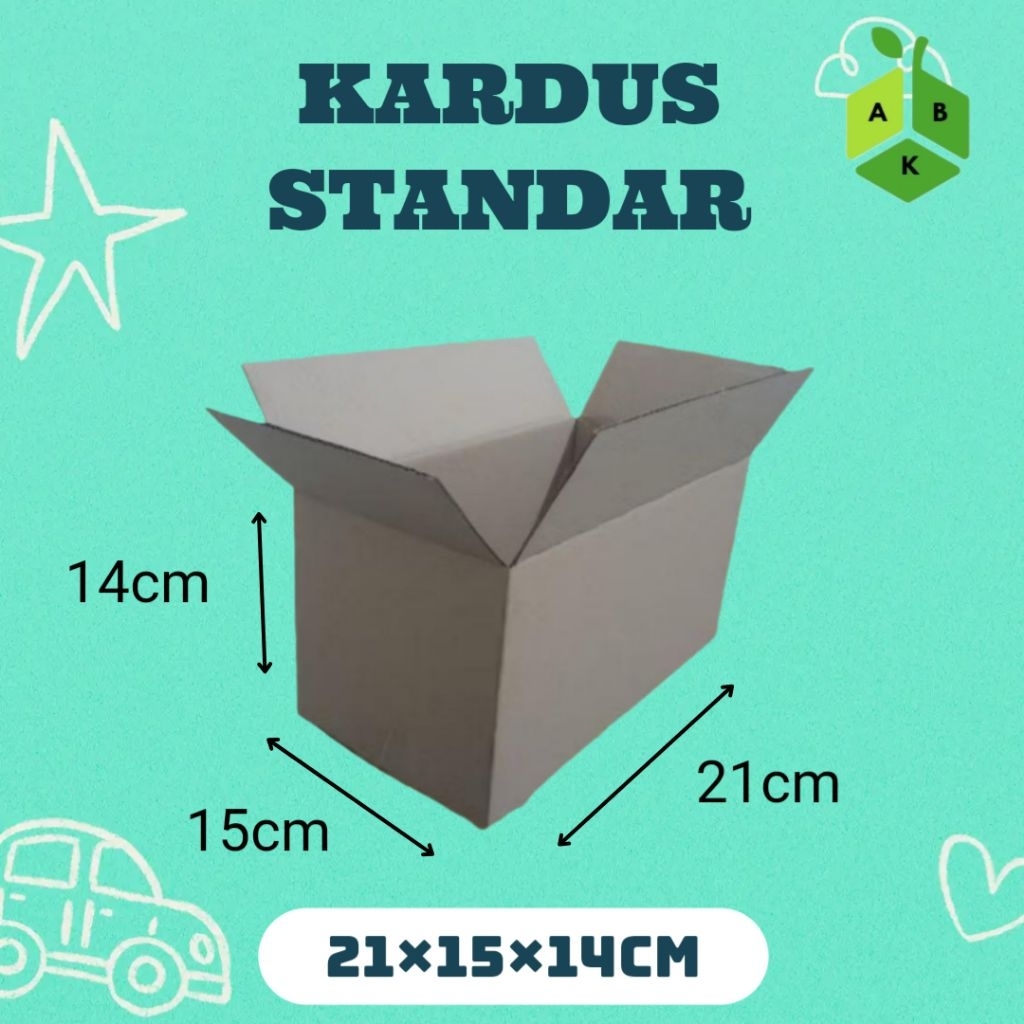 

Ready Kardus Standar Kardus Packing Polos 21×15×14cm