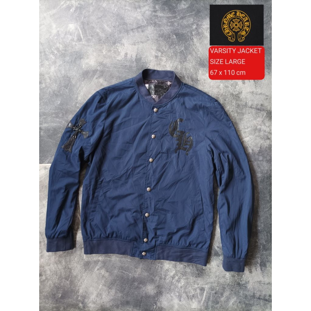 JAKET VARSITY / VARSITY JACKET/ CHROME HEARTS
