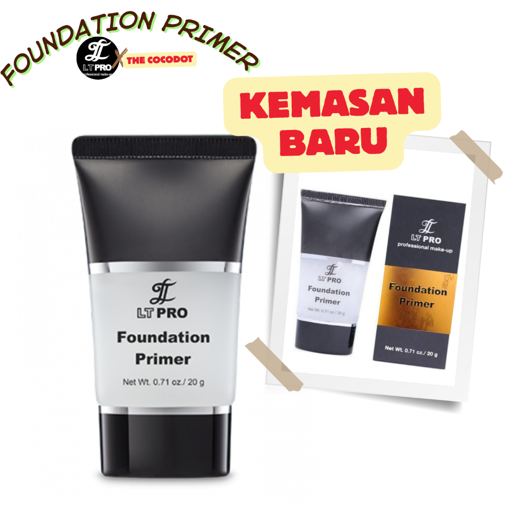 LT PRO Foundation Primer - Waterproof Wajah - Produk Primer untuk Foundation dengan Informasi Terter