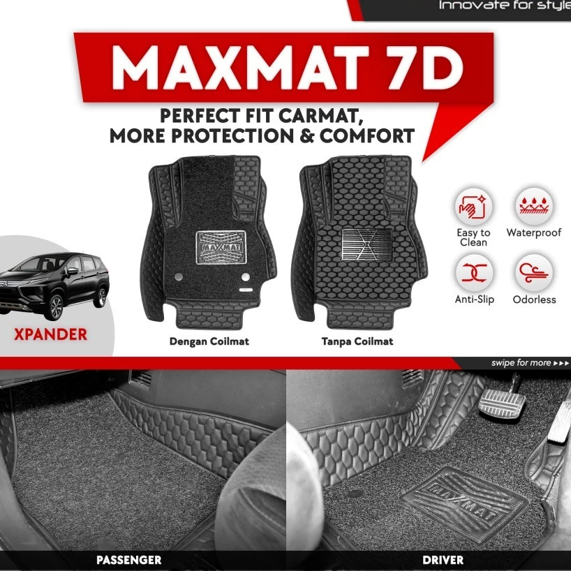 Karpet Mobil Maxmat 7D  Xpander/Xpander Cross Otoproject