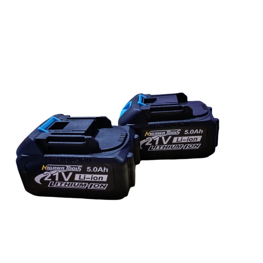 2pcs BATERAI IMPACT WRENCH CORDLESS NAGAWA TOOLS 21VF BATRE BOR IMPACT WRENCH 21VF CORDLESS