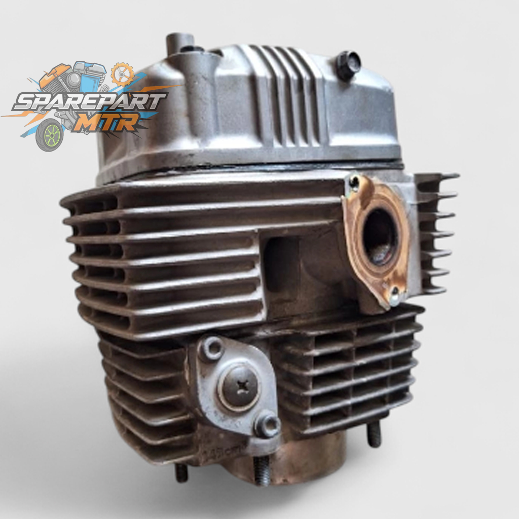 BLOK HEAD CYLINDER SEHER PISTON HEAD DEKSEL MESIN MEGAPRO MONO 150 KARBU ORIGINAL