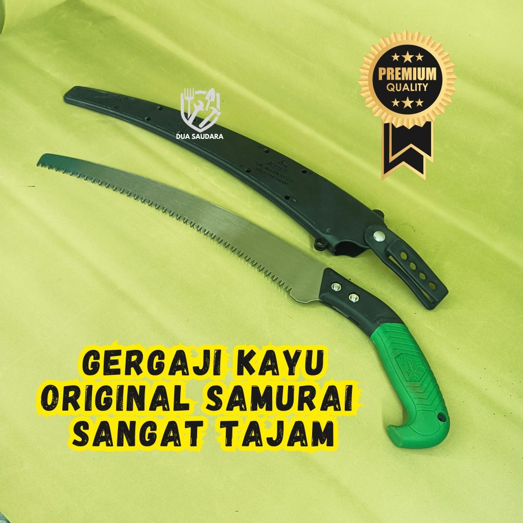 Gergaji Kayu Original Samurai - Gergaji Dahan Ranting Asli Brand Samurai 100% Sangat Kuat & Tajamm