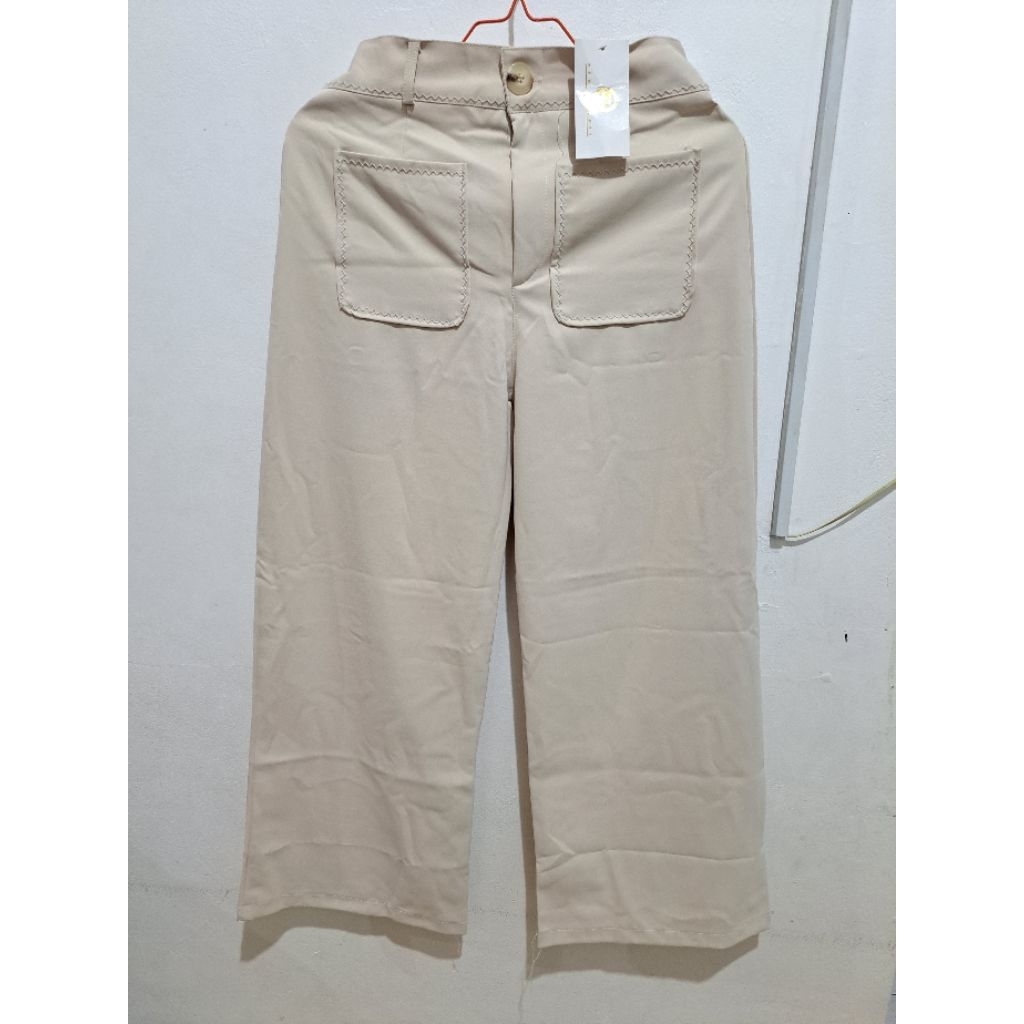 NEW JUAL RUGI, celana loose (kulot), warna coksu, beli di diniolshop_02