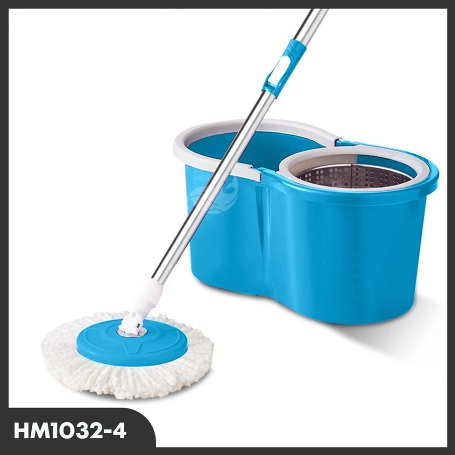 Alat Pel Lantai Putar / Super Mop HM1032 Ember Stainless Steel