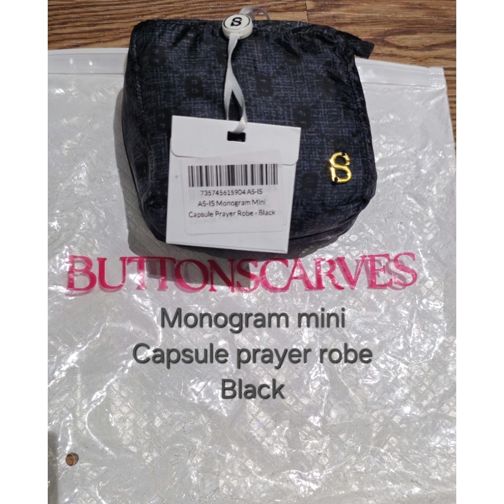 As is Monogram Buttonscarves Mini Prayer Robe