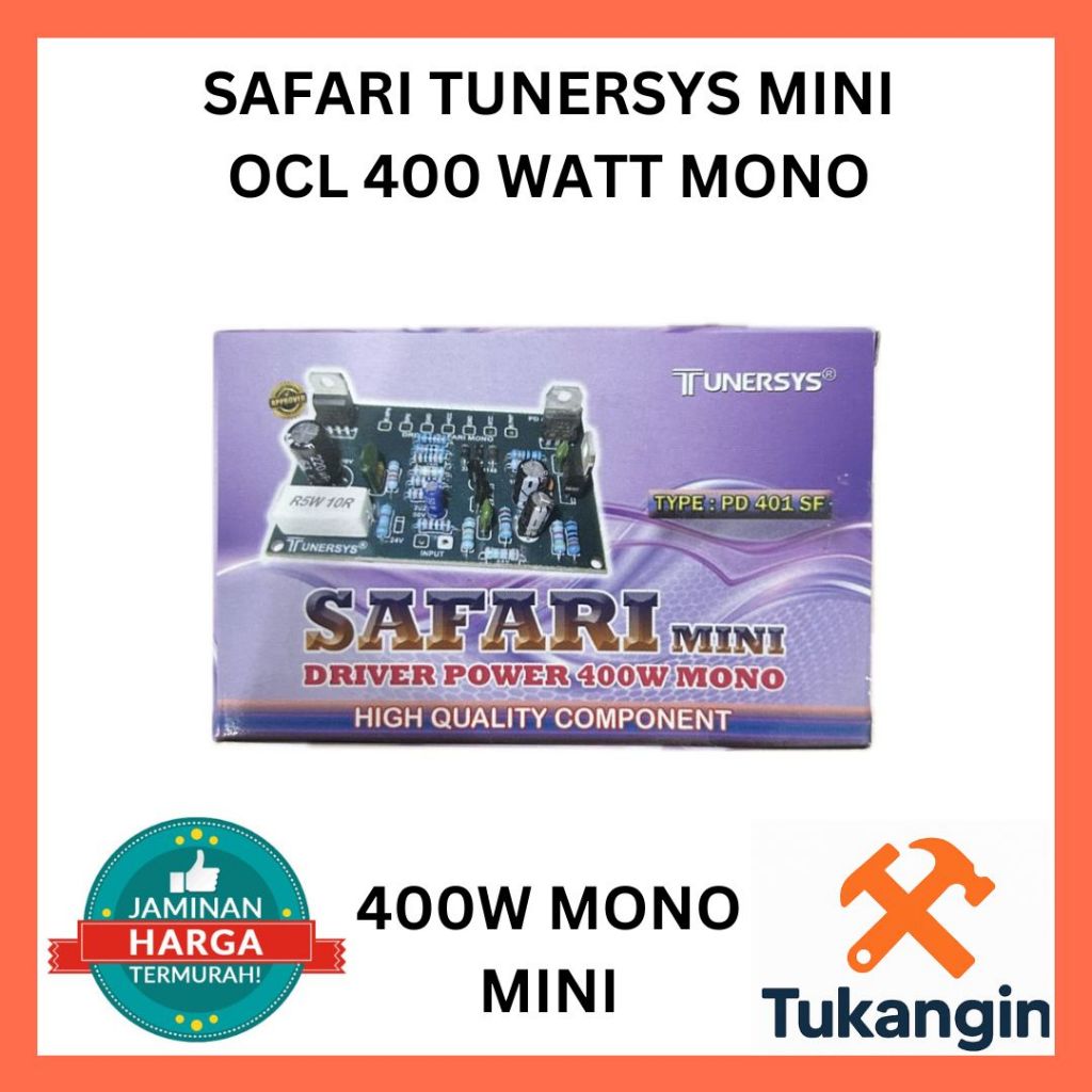 Driver Power Safari Tunersys Mini OCL 400W Mono – Heatsink Fan Tunersys