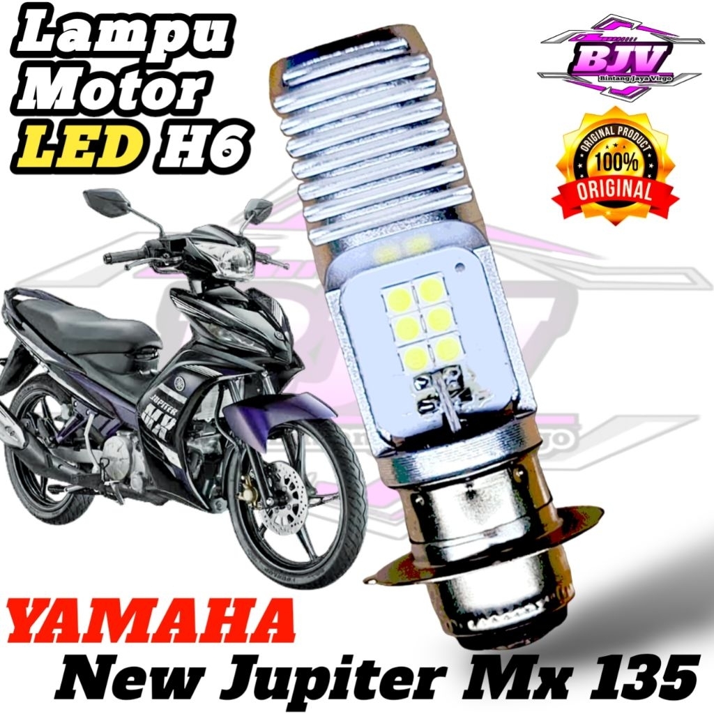 Lampu Depan Motor Yamaha New Jupiter Mx 135 LED Putih Ac/Dc 12Volt Pengganti Bohlam Standart M2B_PRO