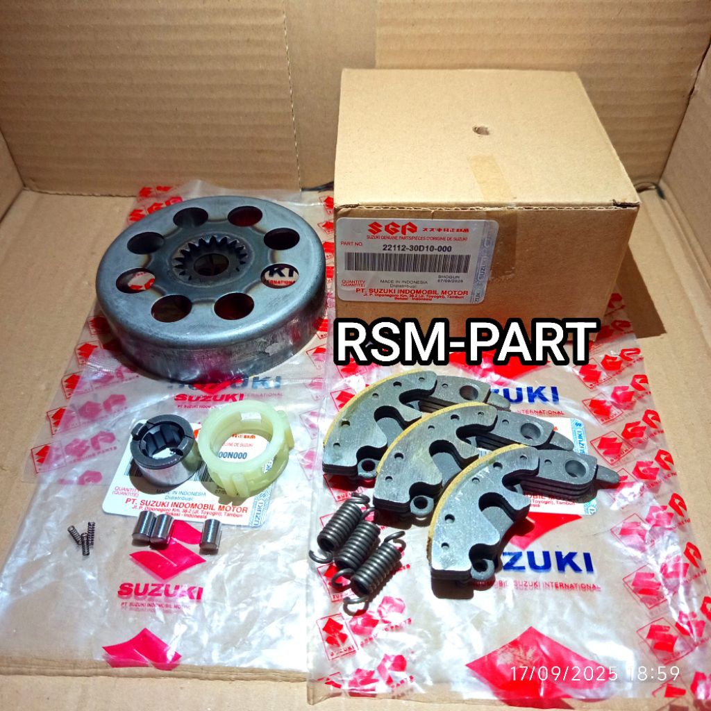 mangkok ganda + ganda only + cage bentengan Suzuki Shogun kebo Shogun 110