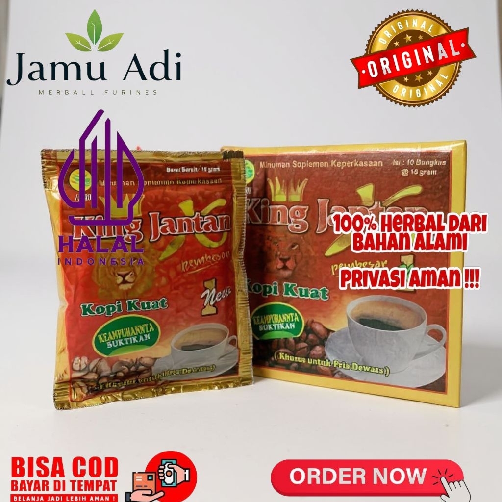 king jantan kopi herbal