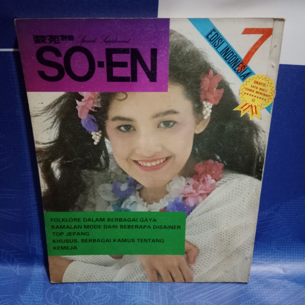 MAJALAH SO-EN NO 7 EDISI  INDONESIA - MAJALAH POLA BUSANA