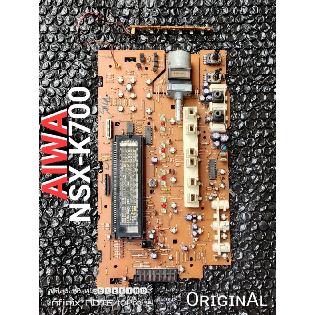 Panel depan big compo AIWA NSX-K700   Panel aiwa nsx-k700  Potensio BMB 50K original Aiwa
