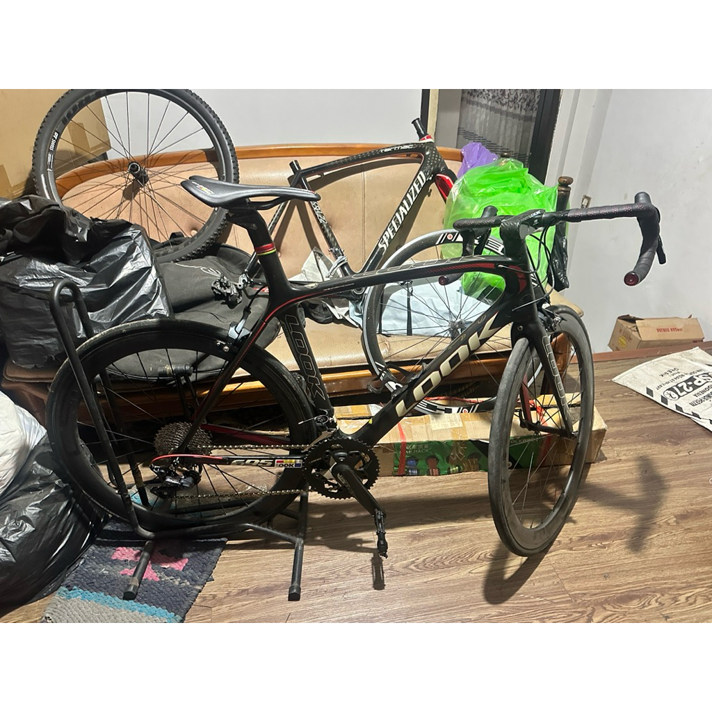 road bike look 695 carbon sepeda balap