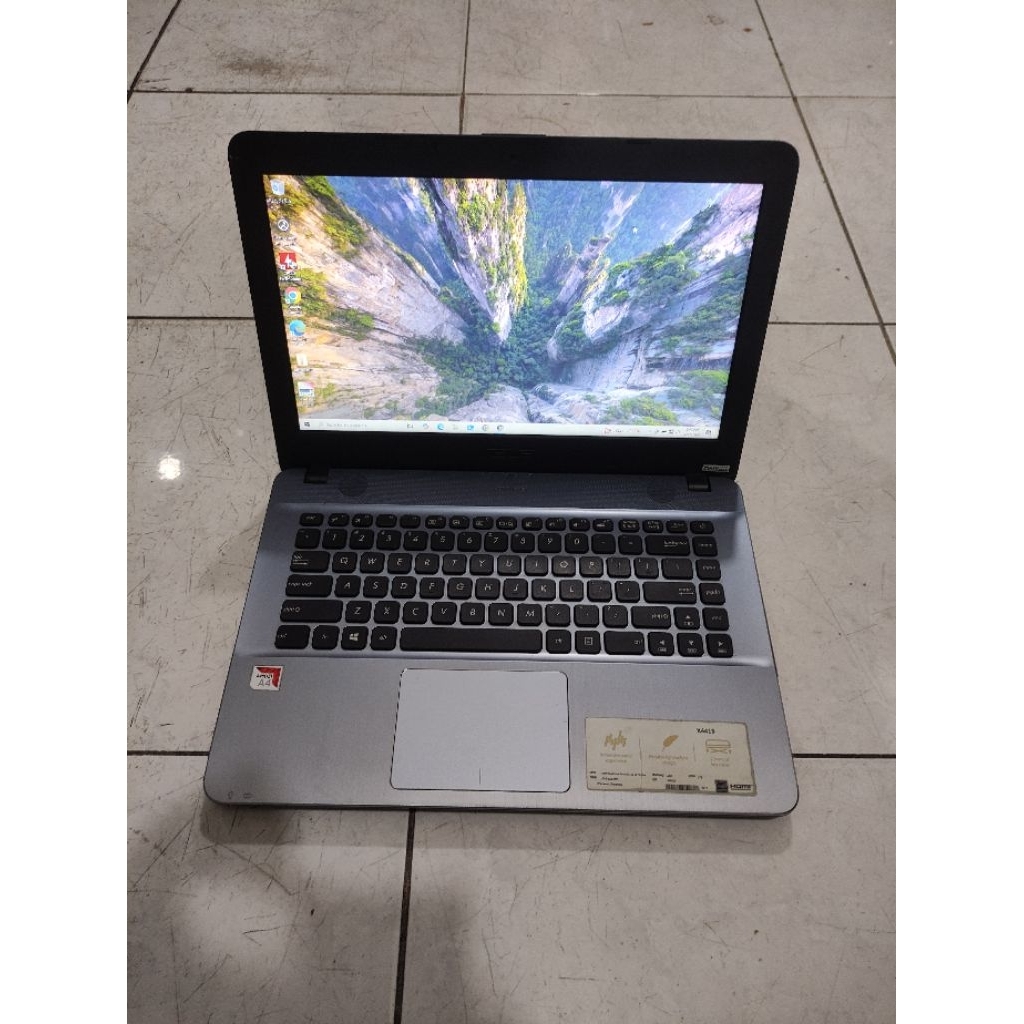 A502 Laptop Asus X441B Ram 4gb Double Hardisk AMD A4-9125 Siap pakai murah meriah