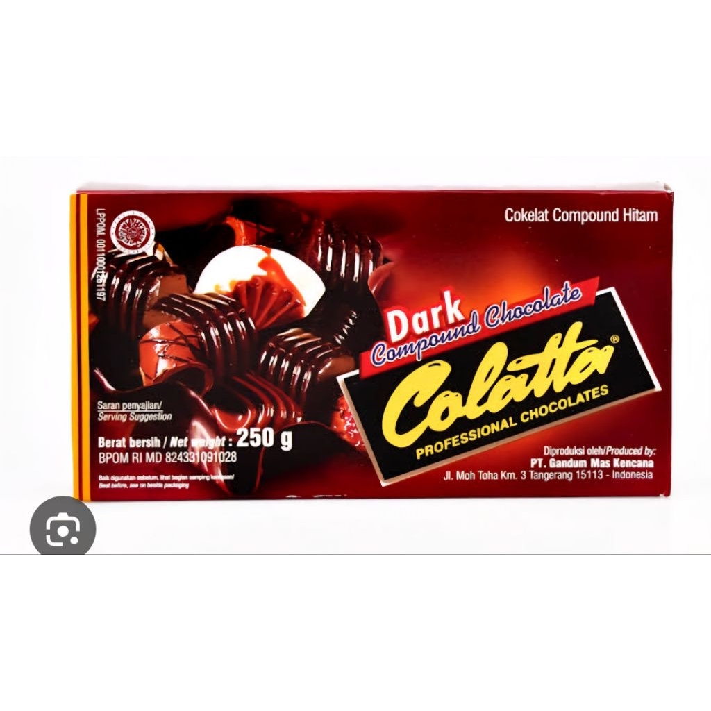 COLATTA DARK CHOCO | COLATTA | COKLAT BATANG | COLATTA DARK COKLAT